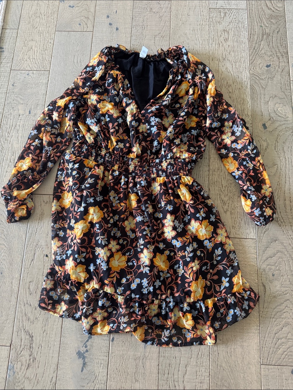 Old Navy Black Floral dress